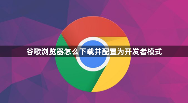 谷歌浏览器怎么下载并配置为开发者模式1