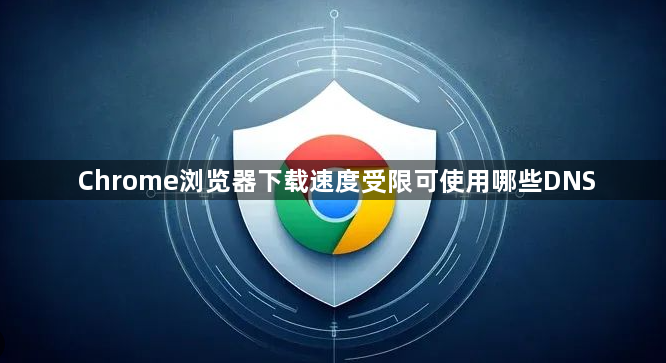 Chrome浏览器下载速度受限可使用哪些DNS1