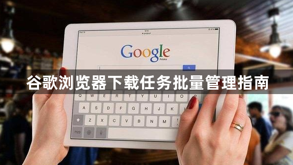 谷歌浏览器下载任务批量管理指南1