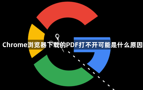 Chrome浏览器下载的PDF打不开可能是什么原因1