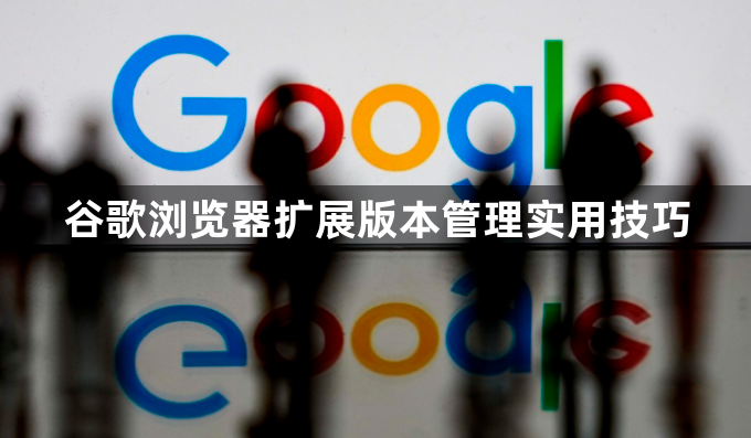 谷歌浏览器扩展版本管理实用技巧1