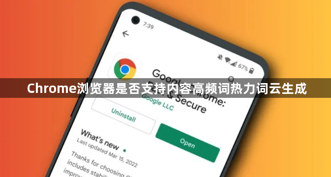Chrome浏览器是否支持内容高频词热力词云生成1