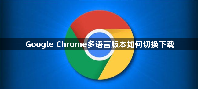 Google Chrome多语言版本如何切换下载1