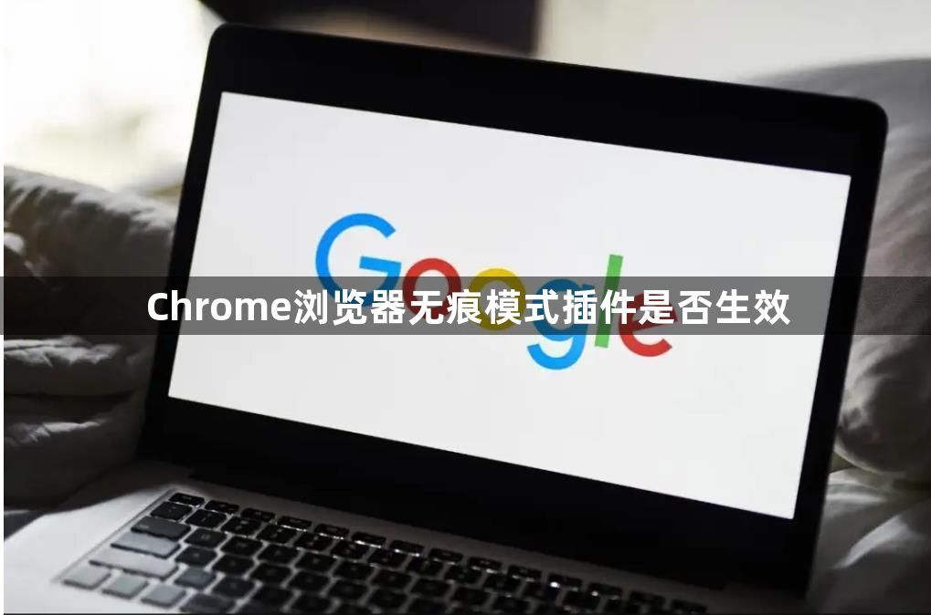 Chrome浏览器无痕模式插件是否生效1
