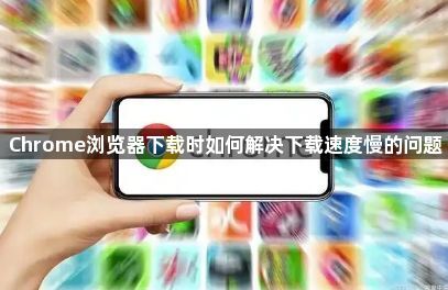 Chrome浏览器下载时如何解决下载速度慢的问题1