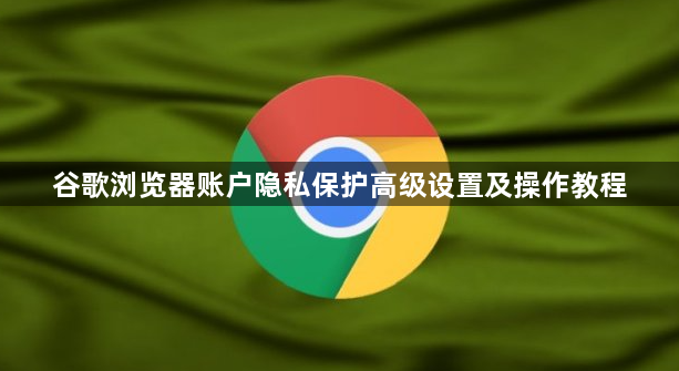 谷歌浏览器账户隐私保护高级设置及操作教程1
