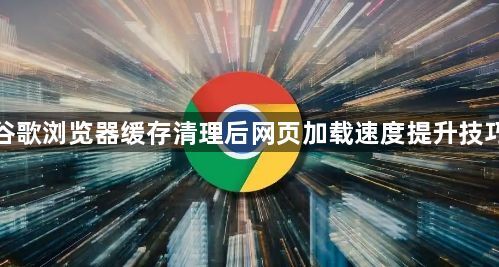谷歌浏览器缓存清理后网页加载速度提升技巧1