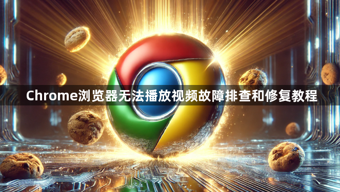 Chrome浏览器无法播放视频故障排查和修复教程1