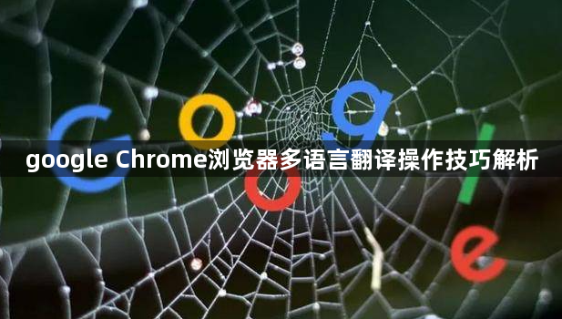 google Chrome浏览器多语言翻译操作技巧解析1