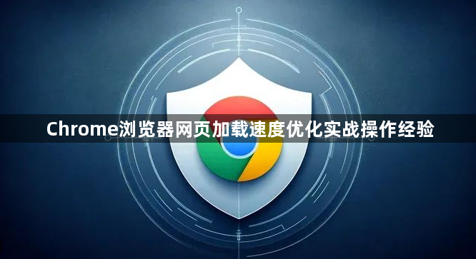 Chrome浏览器网页加载速度优化实战操作经验1