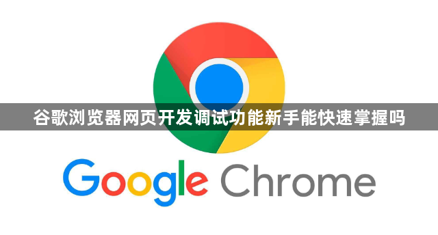 谷歌浏览器网页开发调试功能新手能快速掌握吗1