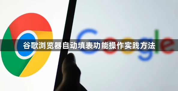 谷歌浏览器自动填表功能操作实践方法1