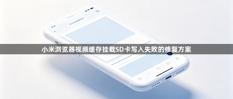 小米浏览器视频缓存挂载SD卡写入失败的修复方案1