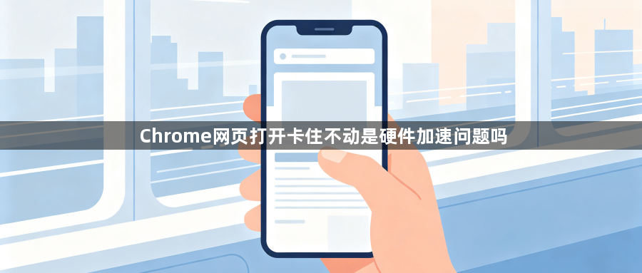 Chrome网页打开卡住不动是硬件加速问题吗1