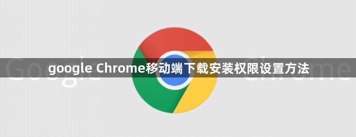 google Chrome移动端下载安装权限设置方法1