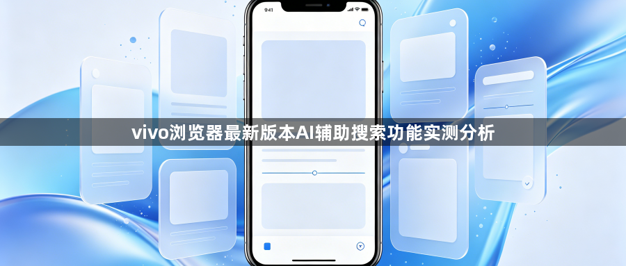 vivo浏览器最新版本AI辅助搜索功能实测分析1