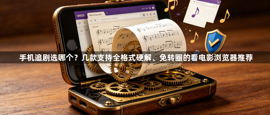 手机追剧选哪个？几款支持全格式硬解、免转圈的看电影浏览器推荐1