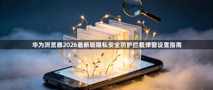 华为浏览器2026最新版隐私安全防护拦截弹窗设置指南1