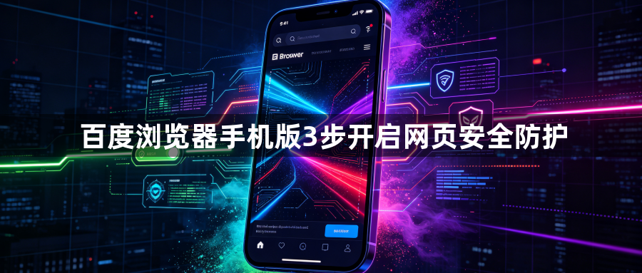 百度浏览器手机版3步开启网页安全防护1