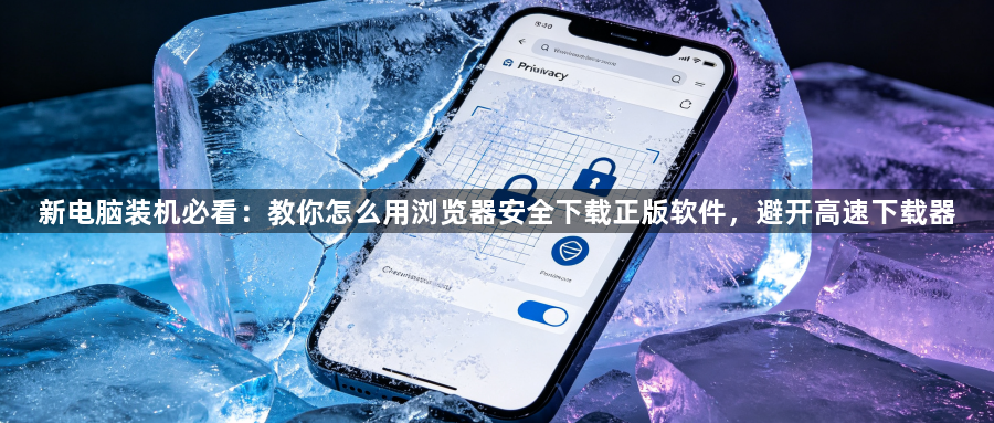新电脑装机必看:教你怎么用浏览器安全下载正版软件,避开高速下载器1