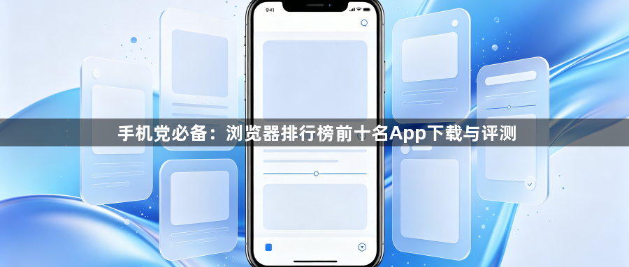 手机党必备：浏览器排行榜前十名App下载与评测1