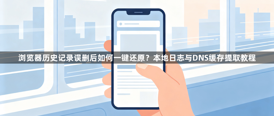 浏览器历史记录误删后如何一键还原？本地日志与DNS缓存提取教程1