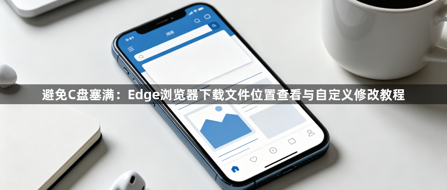 避免C盘塞满：Edge浏览器下载文件位置查看与自定义修改教程1