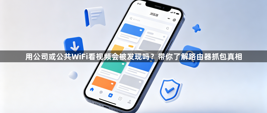 用公司或公共WiFi看视频会被发现吗？带你了解路由器抓包真相1