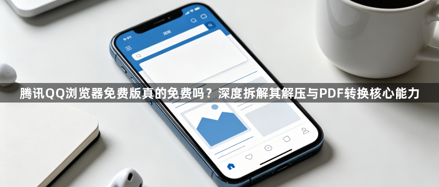 腾讯QQ浏览器免费版真的免费吗？深度拆解其解压与PDF转换核心能力1