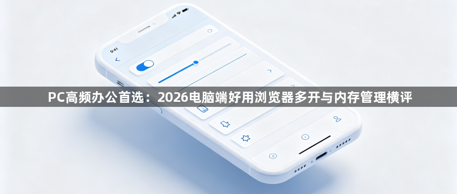 PC高频办公首选：2026电脑端好用浏览器多开与内存管理横评1