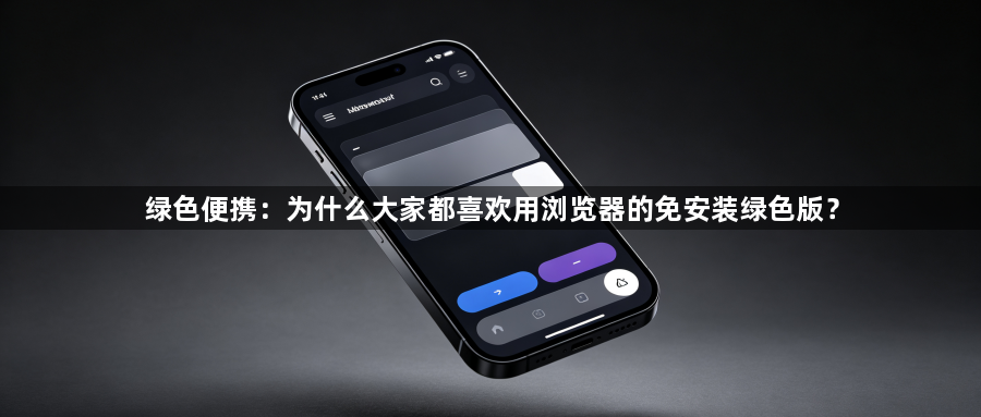 绿色便携:为什么大家都喜欢用浏览器的免安装绿色版?1