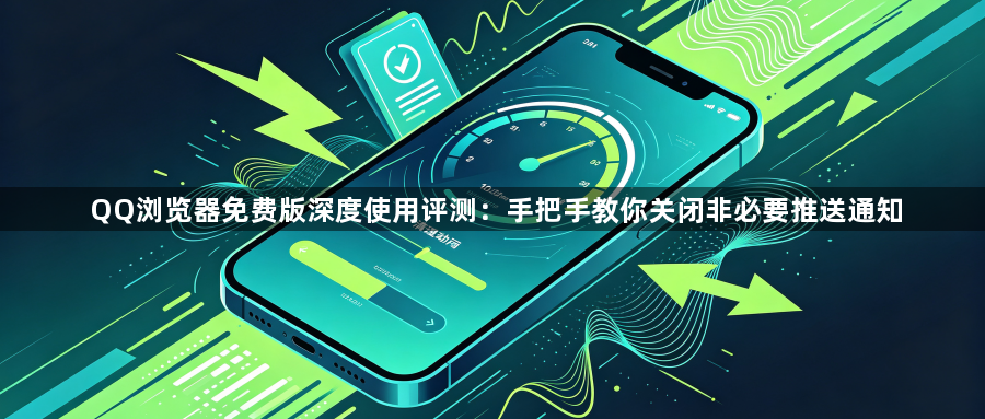 QQ浏览器免费版深度使用评测：手把手教你关闭非必要推送通知1