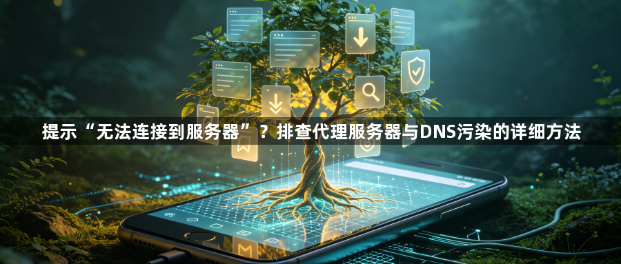 提示“无法连接到服务器”？排查代理服务器与DNS污染的详细方法1