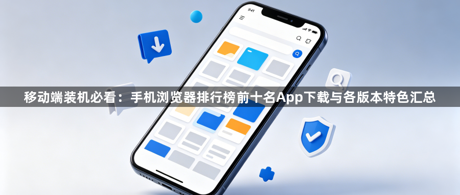 移动端装机必看：手机浏览器排行榜前十名App下载与各版本特色汇总1