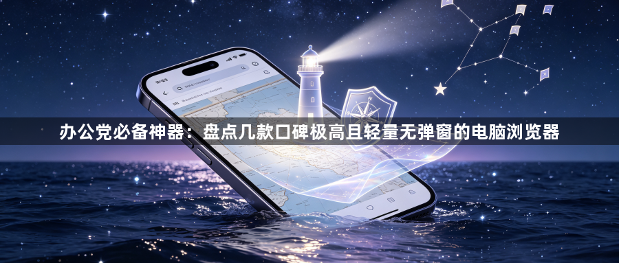 办公党必备神器：盘点几款口碑极高且轻量无弹窗的电脑浏览器1