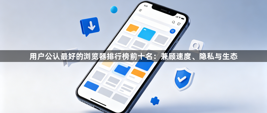 用户公认最好的浏览器排行榜前十名:兼顾速度、隐私与生态1