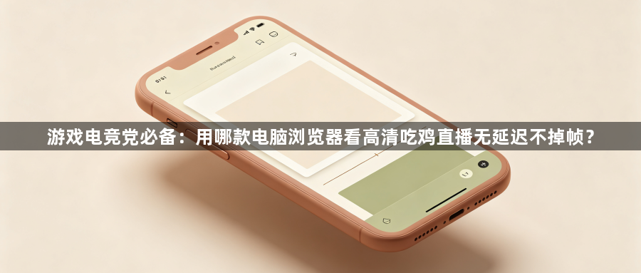 游戏电竞党必备：用哪款电脑浏览器看高清吃鸡直播无延迟不掉帧？1