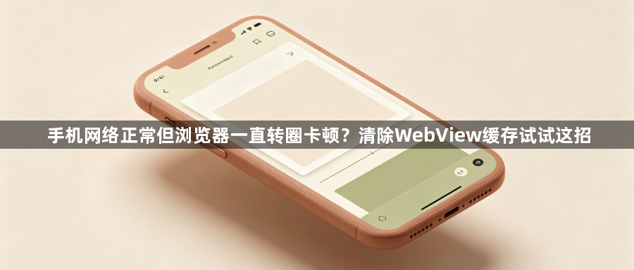 手机网络正常但浏览器一直转圈卡顿？清除WebView缓存试试这招1