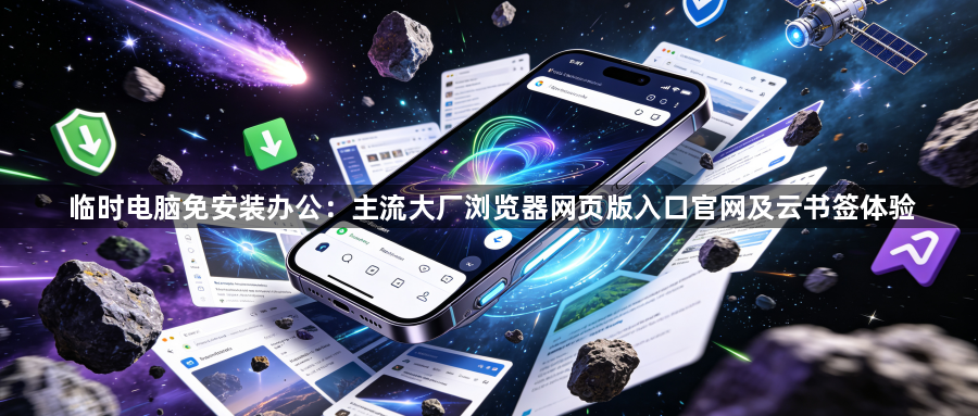临时电脑免安装办公：主流大厂浏览器网页版入口官网及云书签体验1