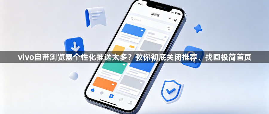 vivo自带浏览器个性化推送太多？教你彻底关闭推荐、找回极简首页1