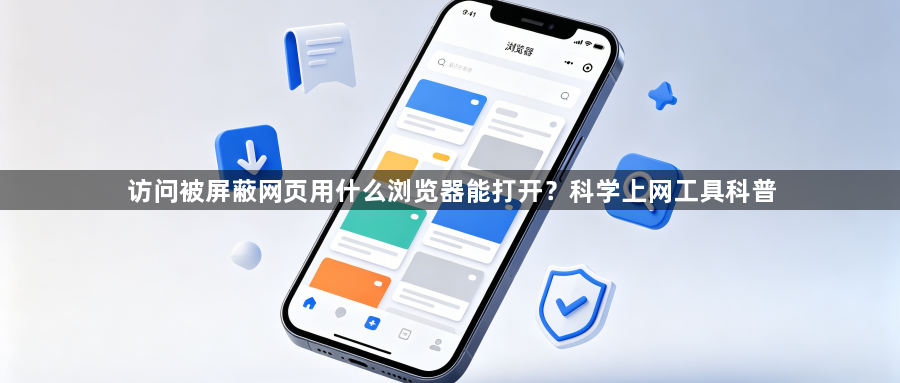 访问被屏蔽网页用什么浏览器能打开？科学上网工具科普1
