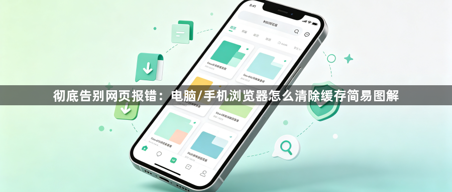 彻底告别网页报错：电脑/手机浏览器怎么清除缓存简易图解1