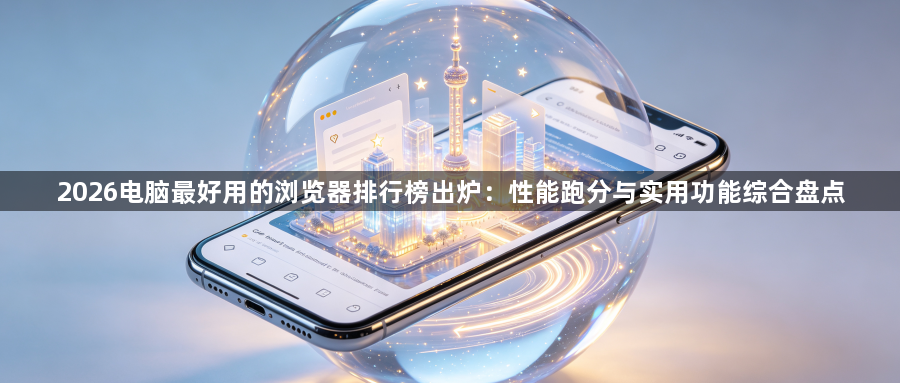 2026电脑最好用的浏览器排行榜出炉:性能跑分与实用功能综合盘点1