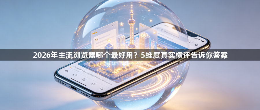 2026年主流浏览器哪个最好用？5维度真实横评告诉你答案1