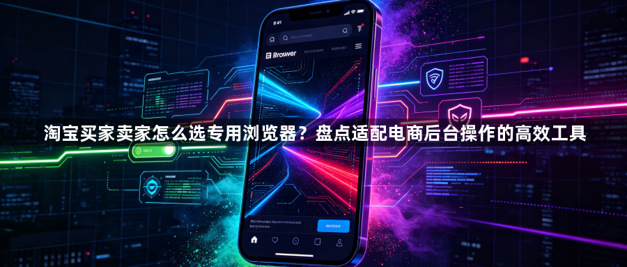 淘宝买家卖家怎么选专用浏览器？盘点适配电商后台操作的高效工具1