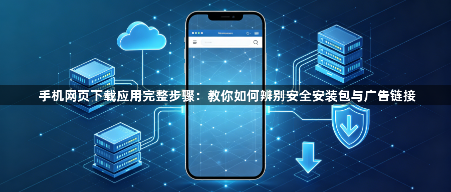 手机网页下载应用完整步骤：教你如何辨别安全安装包与广告链接1