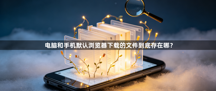 电脑和手机默认浏览器下载的文件到底存在哪？1